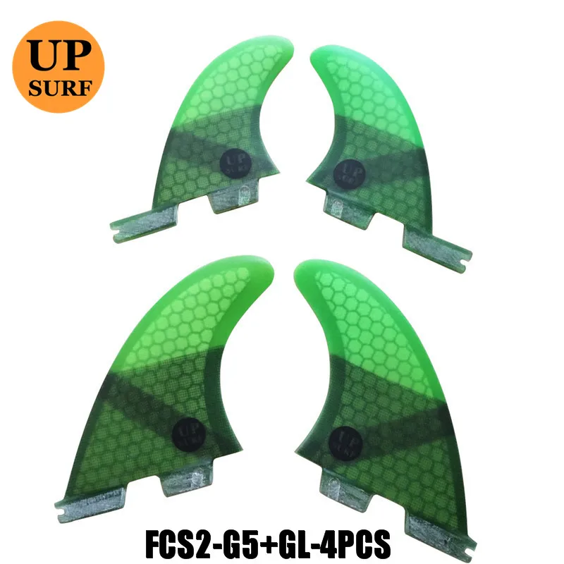 Fcs2 g5/gl quad 4 плавника наборы для серфинга плавники stand up fcs 2 водные виды спорта fcs ii плавники quilla surf stand up paddle fin