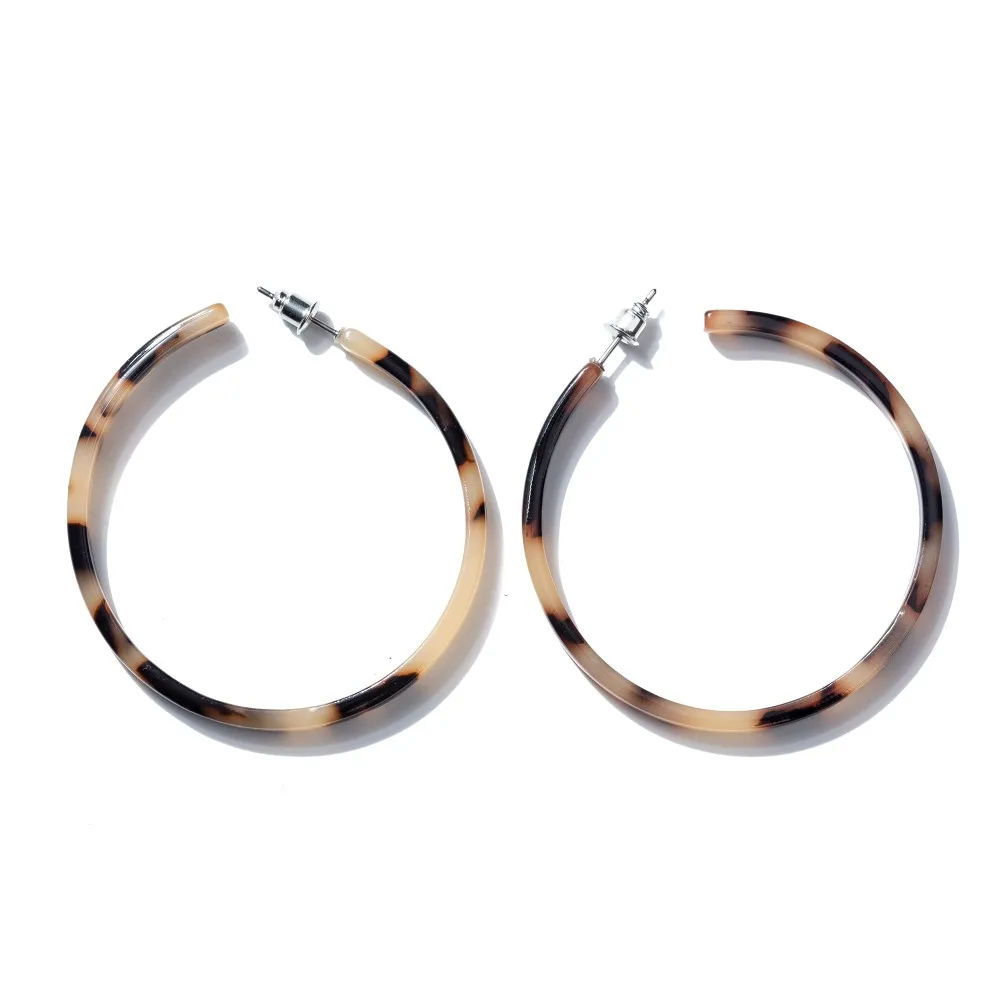 Ацетат французский дизайн геометрический принт круглый 5 см Круг мотаться