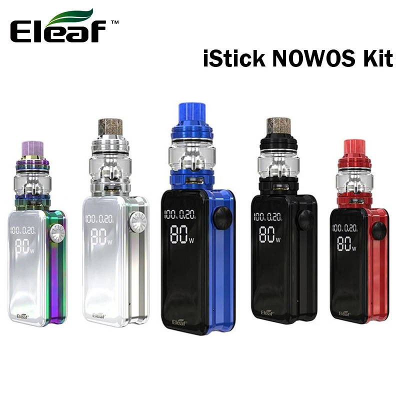 Оригинальный Eleaf iStick NOWOS Комплект 80 Вт коробка мод Vape 4400 мАч батарея 6 5 мл Элло дюро