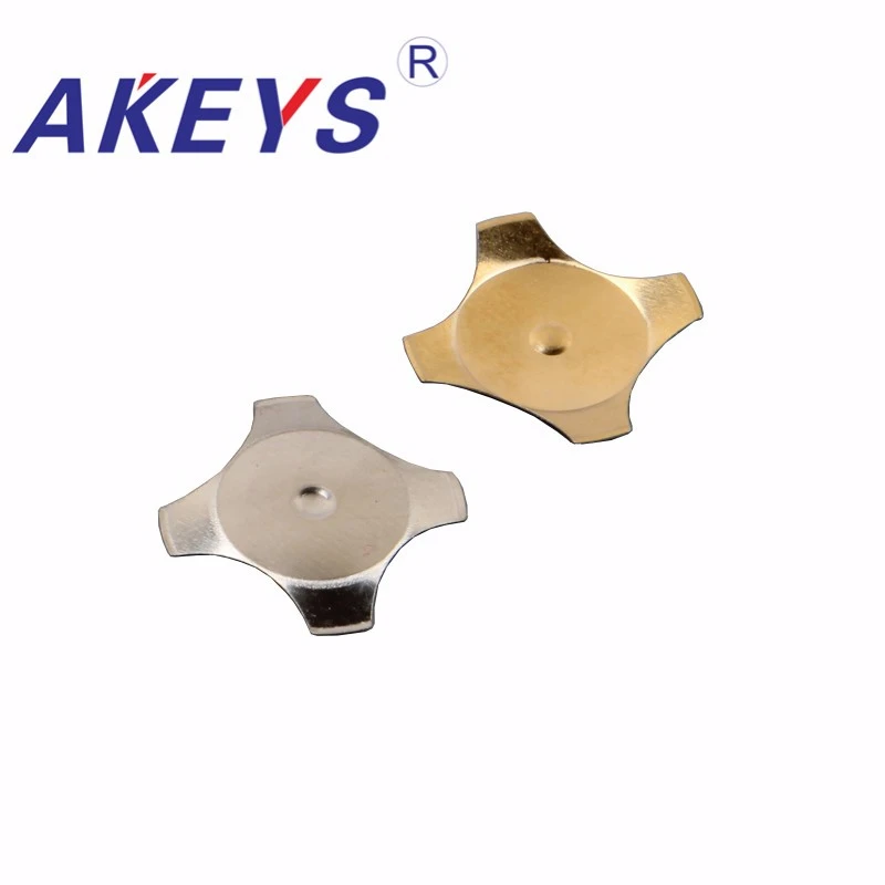 7.8mm 30 шт TP-007 крестообразной формы позолоченный металлический купольный переключатель сброса 7,8 мм сенсорный переключатель мембранный переключатель, с пятном - Цвет: 7.8mm