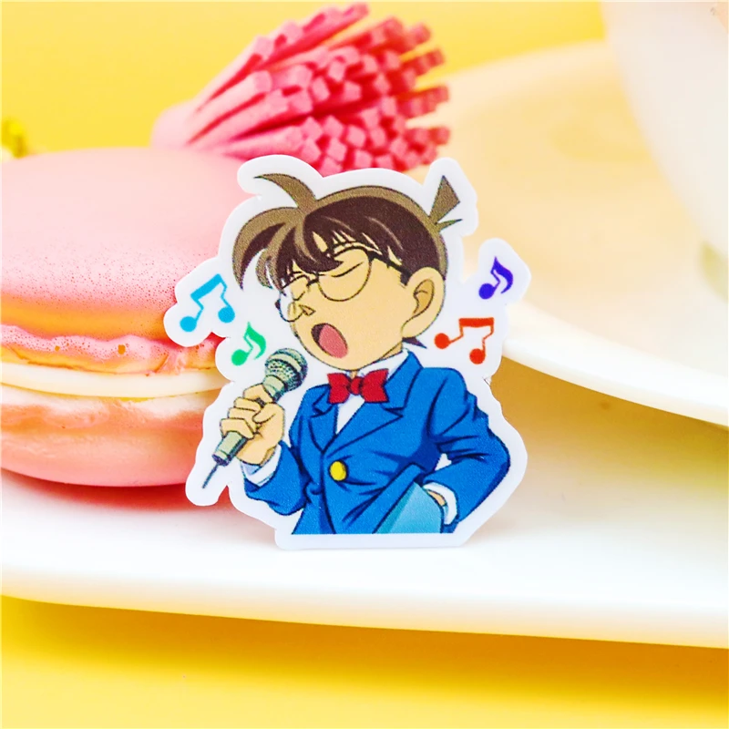 40 шт креативные kawaii самодельные Conan наклейки для мальчика ноутбука планировщик