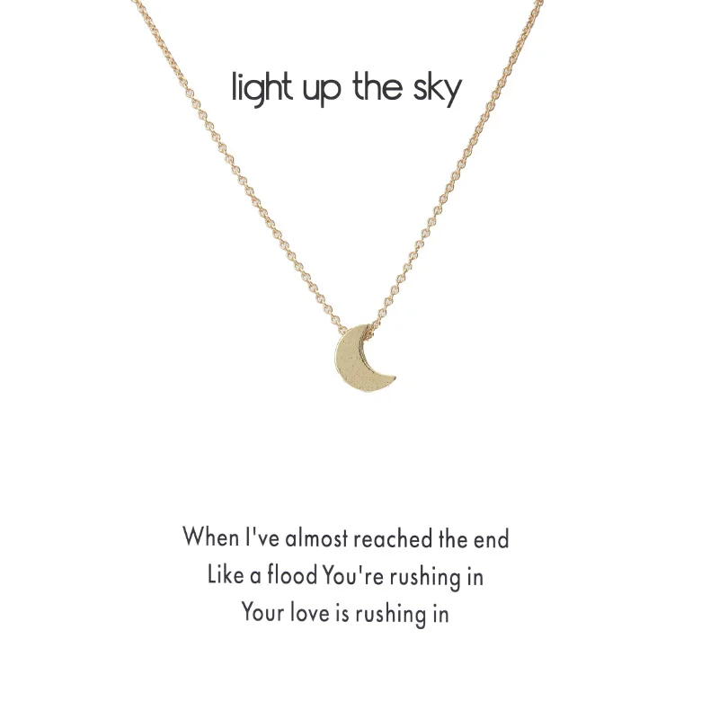 1 шт. минималистичный светильник Очаровательное ожерелье чокер с надписью Up The Sky