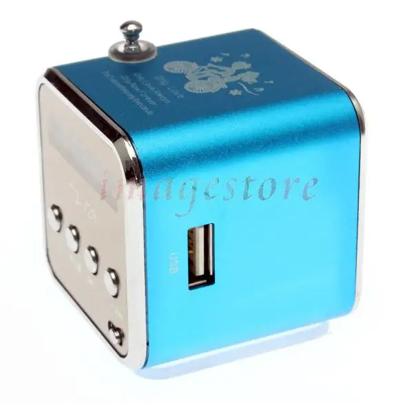 LUFY SD TF USB MP3 Music Player Portable Rechargeable PC MP3 FM Mini Speaker