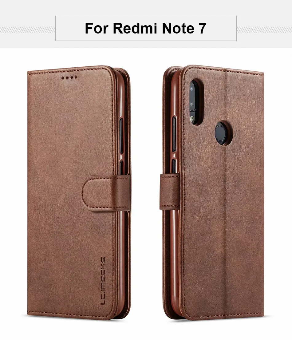 Чехол для Xiaomi Redmi Note 7 кожаный винтажный Чехол-кошелек s для Redmi Note 7 Pro чехол для телефона Флип Магнитный чехол s на Redmi Note 7 Чехол