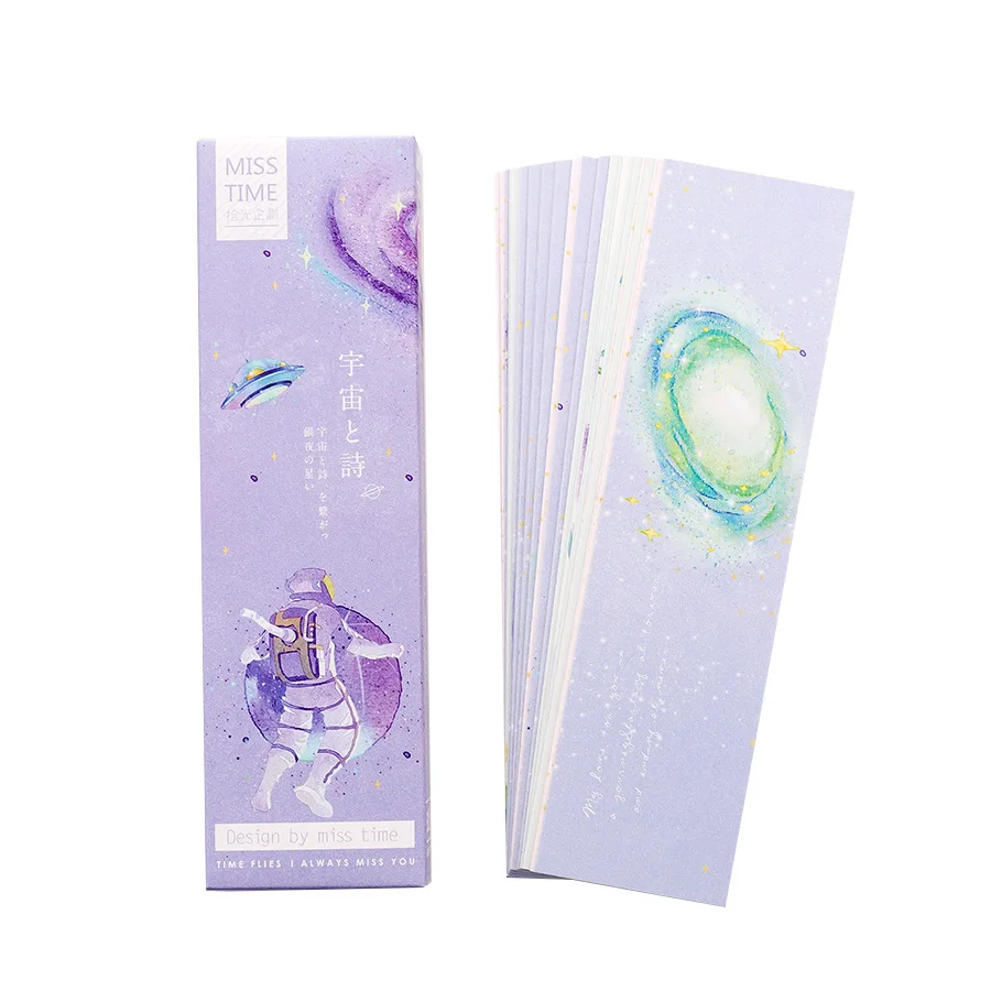 30 шт./упак. The Space Dreamland бумажные закладки Note Канцтовары для записей Book Mark |