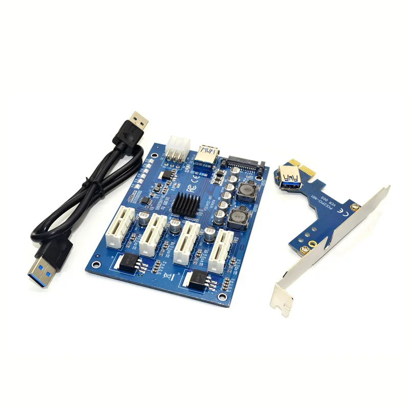 M.2 NGFF PCI E расширитель адаптера карты 4 PCIe слот адаптер Порт PCIE Express мультипликатор