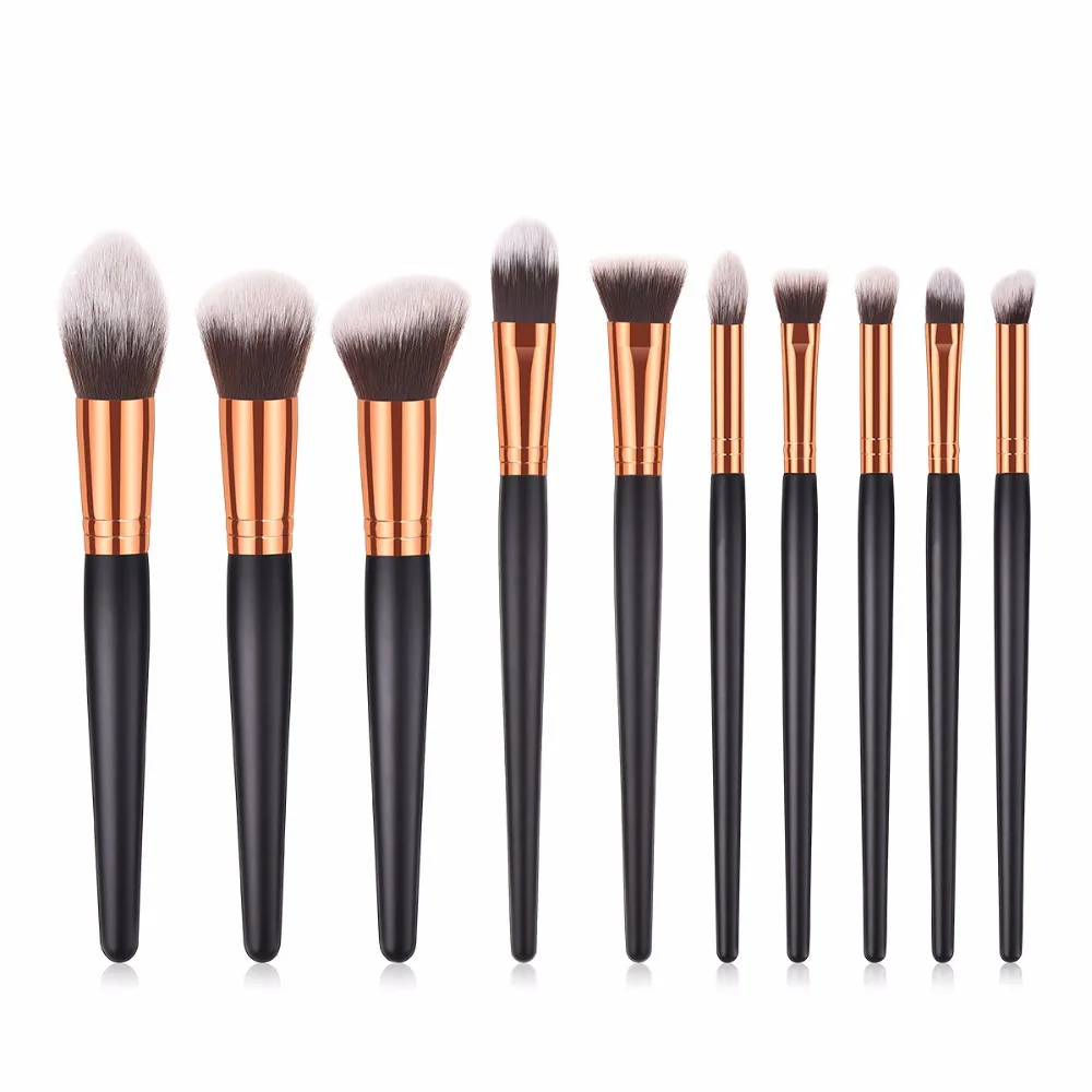 1/10pcs Makeup Brush Set High-end Wooden Handle Liquid Foundation Powder Eye Shadow Eyeliner Lip Beautiful Fashion Tool | Красота и