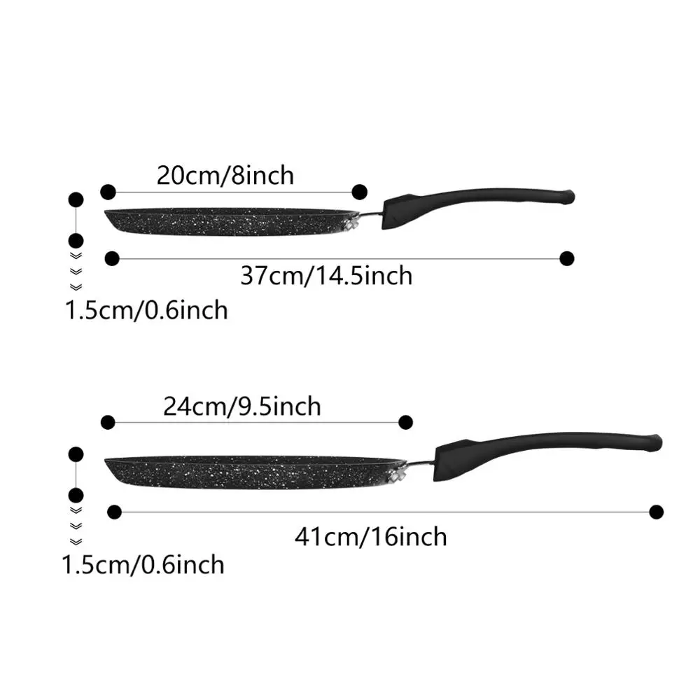 FISSMAN Crepe Pan Non-stick Marble Coating Aluminium for Gas and Induction Cooker FIORE Series Pancake | Дом и сад