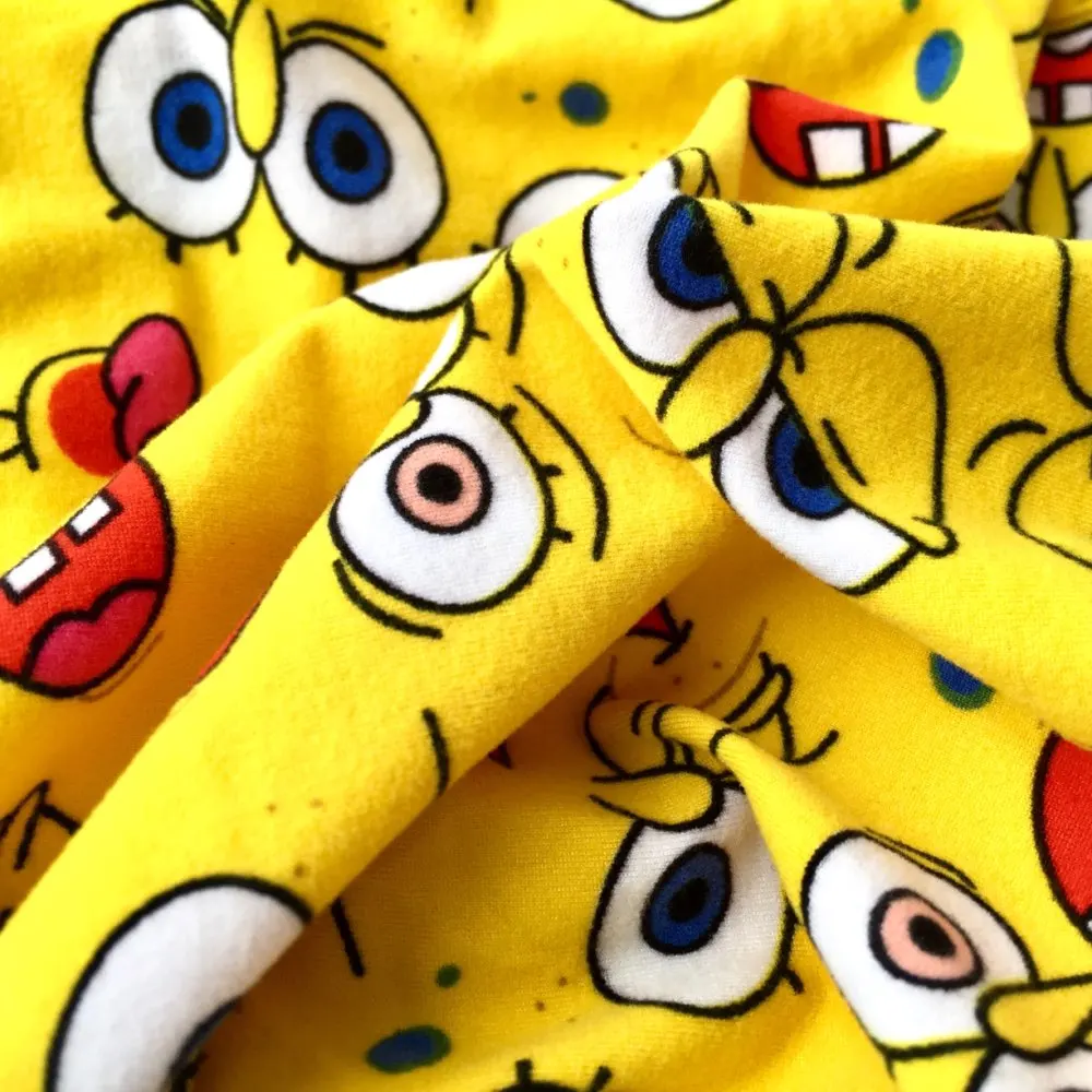 7 шт./лот шелковое нижнее белье для мужчин мужские боксеры с мультяшным принтом