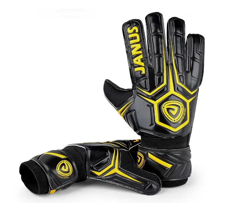 JA919 Football Soccer Goalkeeper Gloves FULL Latex Professional Finger Save Protection Goalie Keeper GK Flat Cutting Palm | Спорт и