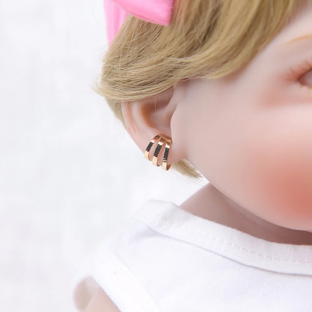 Forrsdor57cm pretty Victoria full silicone lifelike newborn Baby girl with short brown hair Bonecas Bebe Reborn dolls | Игрушки и хобби
