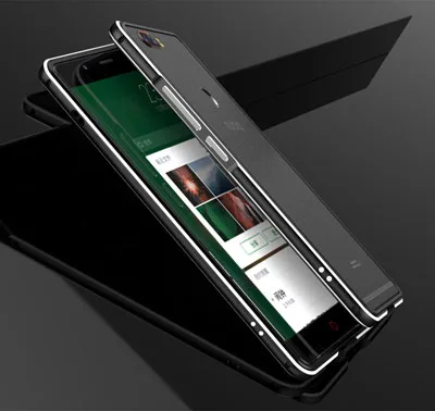 2 шт. Элитный бренд Алюминий металлический бампер для zte Нубия Z17 Z 17 nx563j металлический чехол колонки Форма рамка для Z17 5,5 дюймов