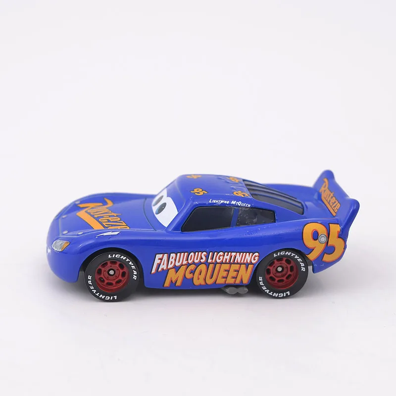 Disney Pixar Cars 3 No.95 потрясающая Синяя Молния Маккуин металлическая литая под