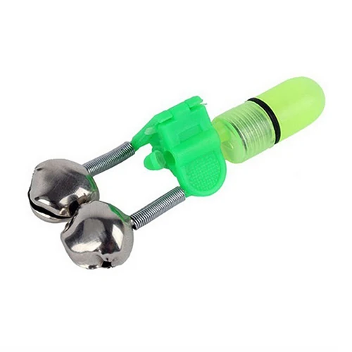 

10Pcs Night Fishing LED Light Luminous Stick Twin Bells Fishing Bait Alarms