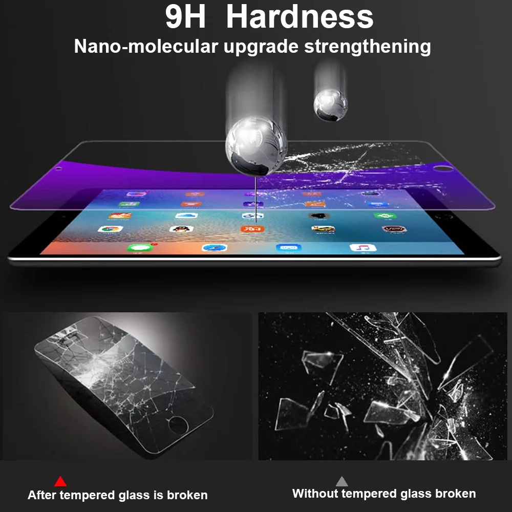 Защитное стекло для Apple iPad Air Mini 1, 2, 3, 4, 5 Pro 9,7, 10,5, 11 дюймов