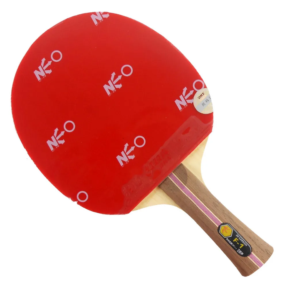 Pro Настольный теннис Combo Paddle/ракетка: ритк 729 F 1 (Shakehand) с 2x DHS NEO Hurricane 3 Shakehand длинной
