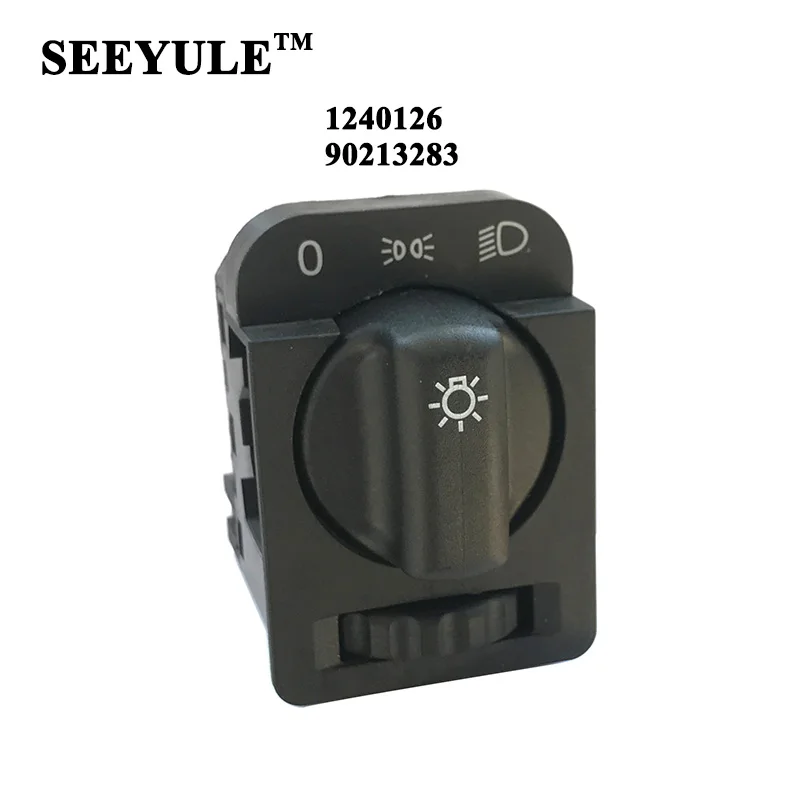 1 шт. SEEYULE 1240126/90213283 переключатель света фар фары для Opel Astra F calibra Omega VECTRA A Corsa B tigra 1986