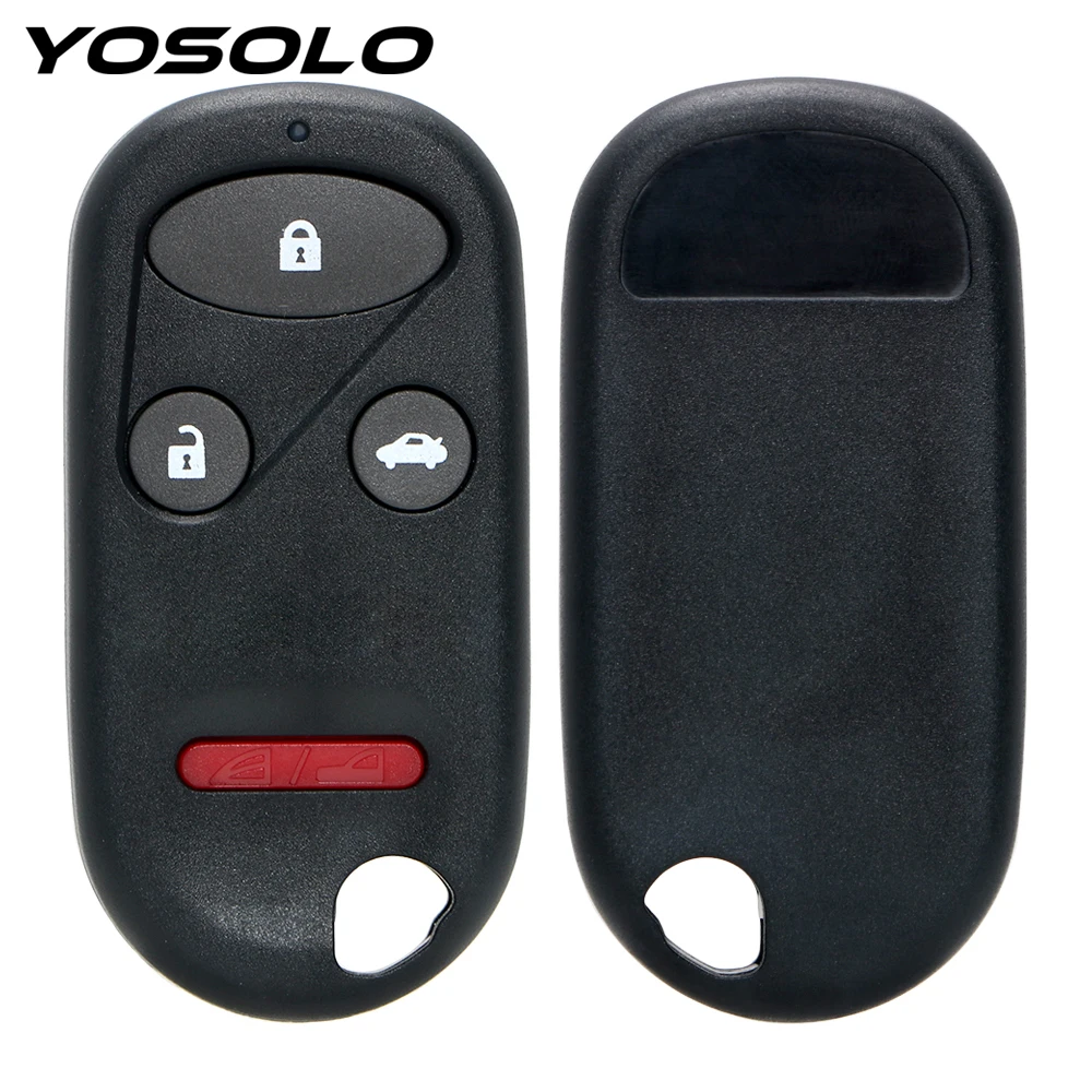 YOSOLO 4 кнопки автомобильный брелок для ключей чехол сменный пульт Honda Accord CRV S2000 Civic