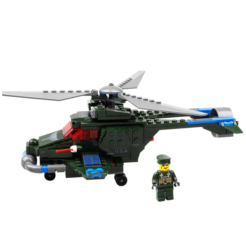 KAZI 81001 251 шт. Red Alert серии cryocopter военные США flash заморозить самолет строительные