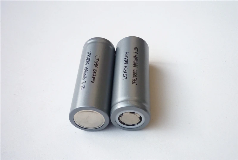 Класс LiFePO IFR 18500 литий-железо-фосфат 3,2 V LFP 1000mAh перезаряжаемый заряжаемый аккумулятор