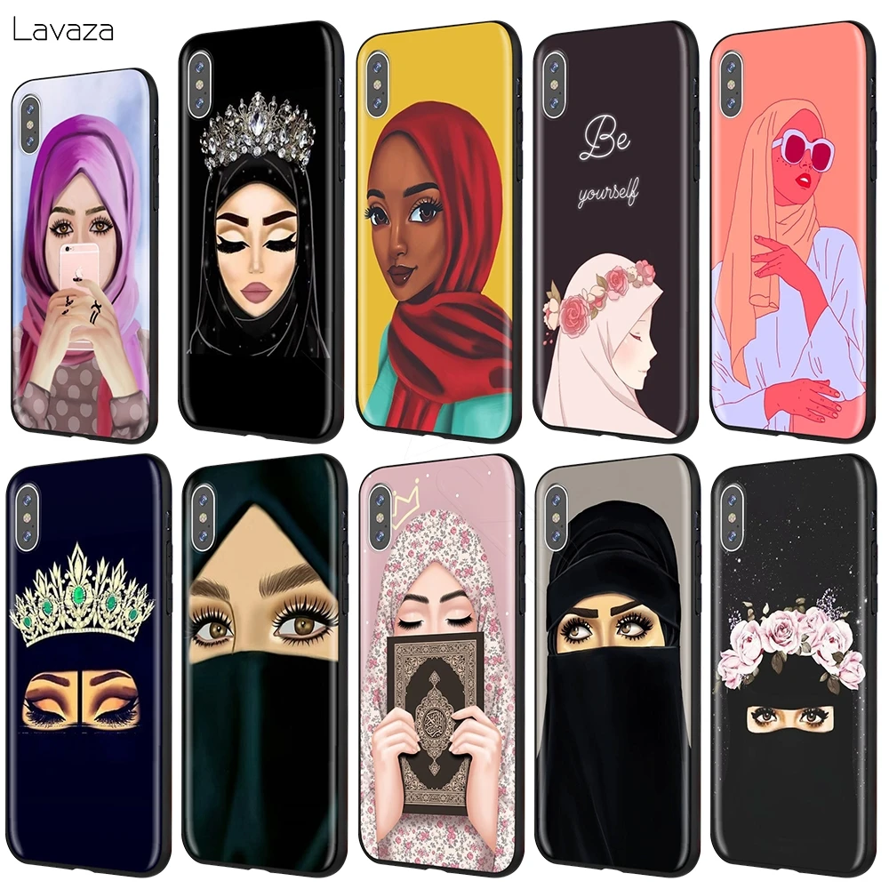 Lavaza Мусульманский Исламский чехол с глазами для iPhone 12 mini 11 Pro XS Max XR X 8 7 6 6S Plus 5 5s se |