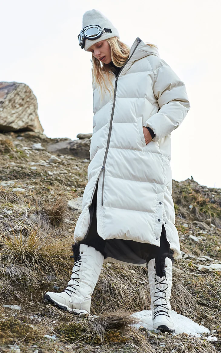 Vero Moda пуховик пуховик женский женский парка женская зимняя куртка для женщин длинный пуховик с капюшоном | 318412527