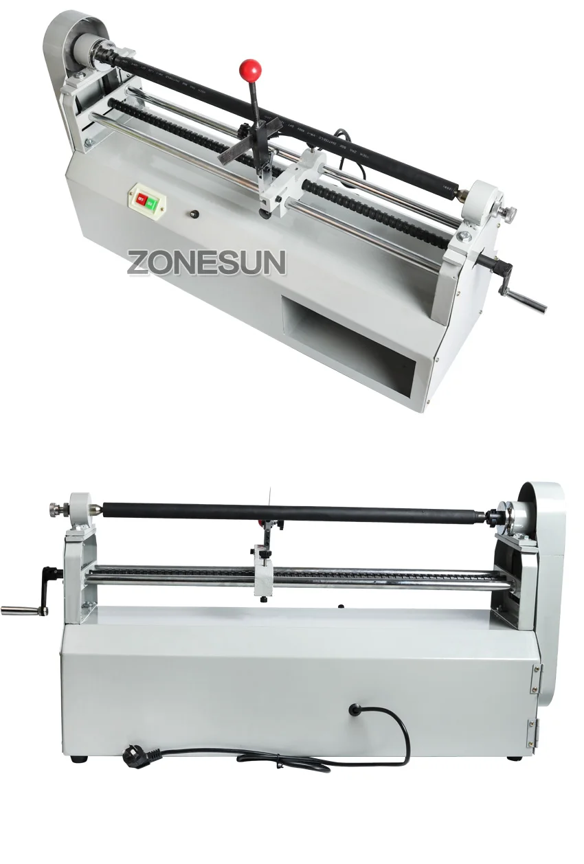 ZONESUN 0-700 мм ширина электрического устройства для резки фольги бумаги 90 Вт теплопередача штамповки фольги резки машины