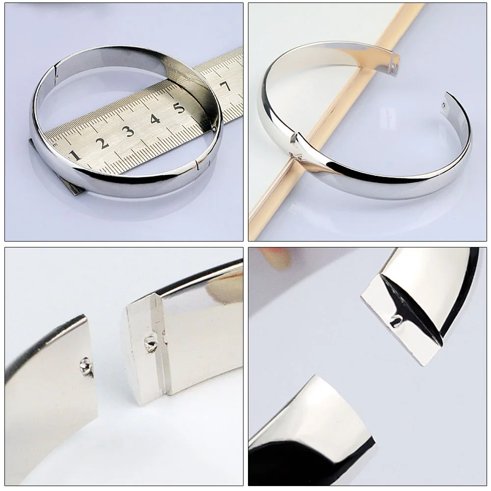 925 Серебряный браслет для Women-Minimalist-8mm10mm блестящий браслет-браслет из стерлингового серебра-хорошее ювелирное изделие-рождественские подарки
