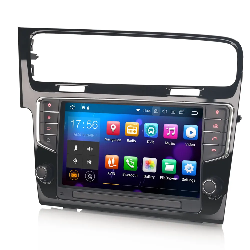 Erisin ES4811G " Android 9,0 автомобильный мультимедийный плеер Навигация DVD GPS автомобильный радиоприёмник для VW Golf VII/7