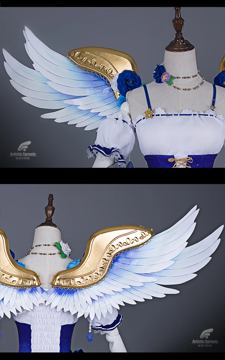 Прекрасный солнечный свет! Aqours Косплей Watanabe You Костюм Angle wakening dress Limited Edition [в