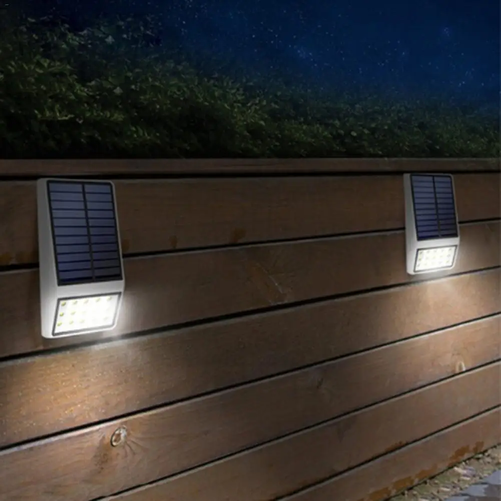 Фонари на солнечной батарее с 15 светодиодами и датчиком движения беспроводные
