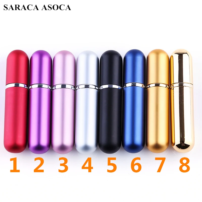 5 мл алюминиевый стеклянный флакон для духов мини-помада трубка косметическая