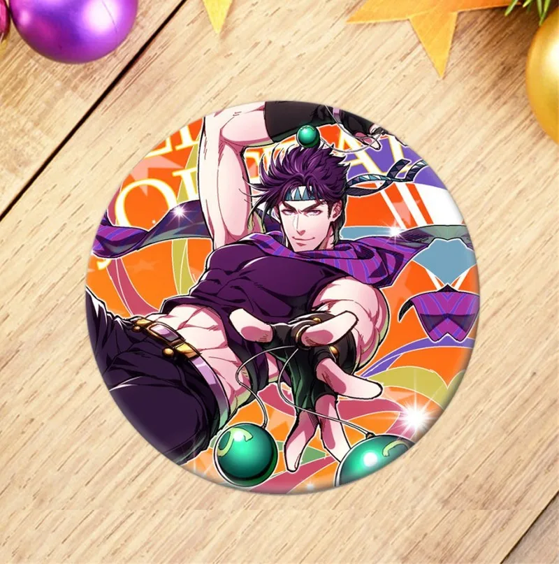 3 шт. случайный значок аниме Jo странные приключения Jotaro Kujo Косплэй брошь
