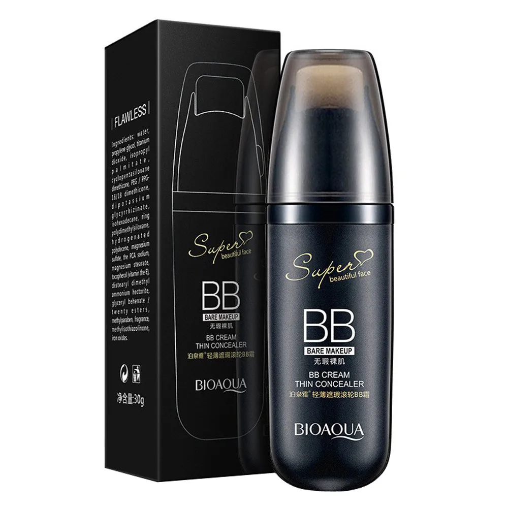 Maquiagem profissional Completa bb крем Женская пудра для лица ролик bb крем консилер увлажняющий макияж основа крем