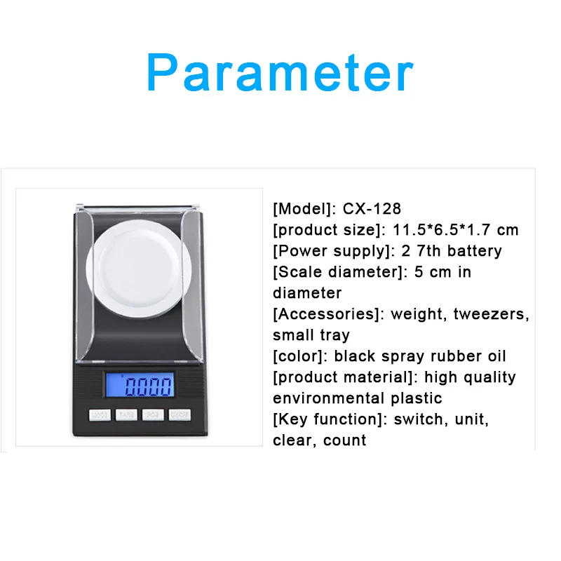 

Pocket Scale 0.001g High Precision Digital Jewelry Gem Carat Lab Scale For Jewelry Diamond Weighing Balance Accurate Milligram