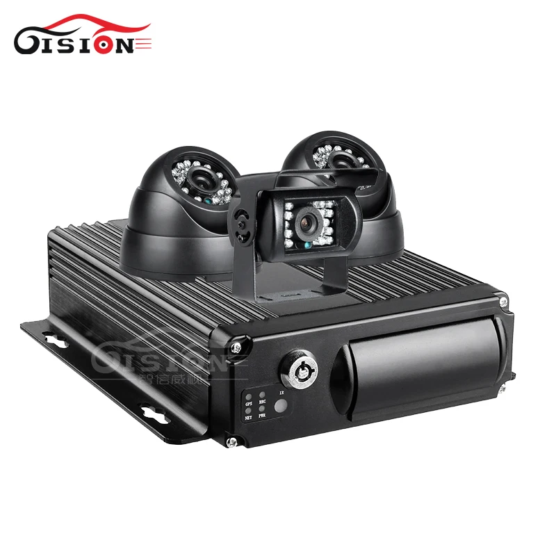 Бесплатная доставка 1080P 4CH 256G SD автомобильный Мобильный Dvr наборы I/O