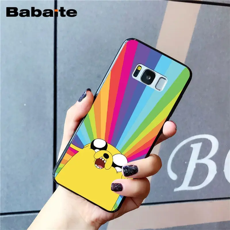 Чехол для телефона Babaite с рисунком Время приключений Beemo Капитан Кейк Финн Samsung