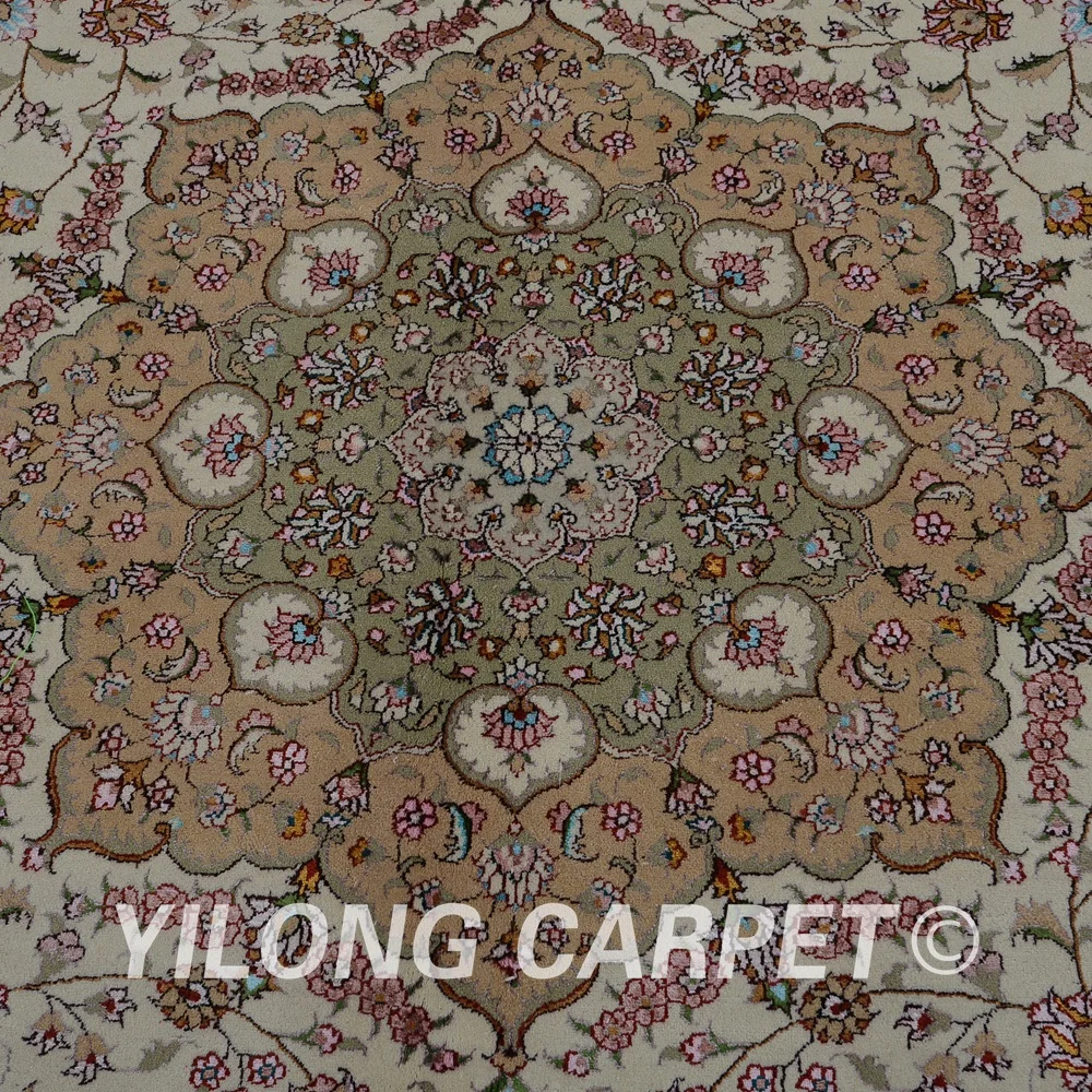 Yilong 8 'x 10' турецкие шерстяные ковры персидские розовые Изысканные ручной
