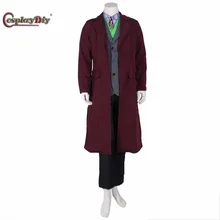 Косплей diy костюм Темный рыцарь Rise Joker косплей костюм костюмы для взрослых мужчин Хэллоуин Карнавальный наряд индивидуальный заказ J15
