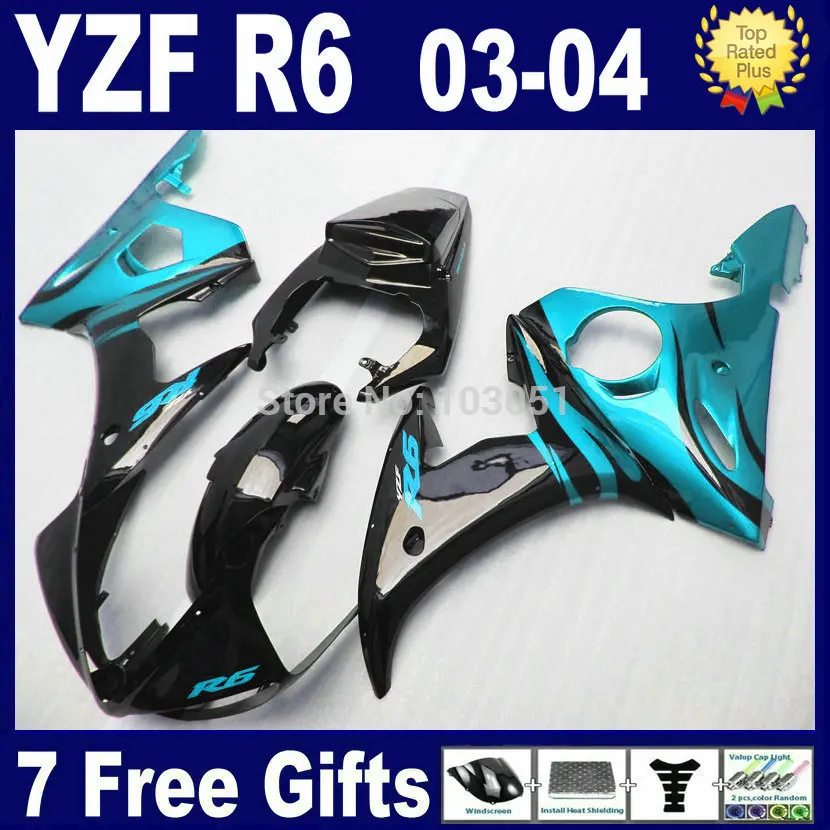 Комплект обтекателей для мотоциклов из АБС-пластика Yamaha YZF R6 2003 2004 2005 R 03 04 05