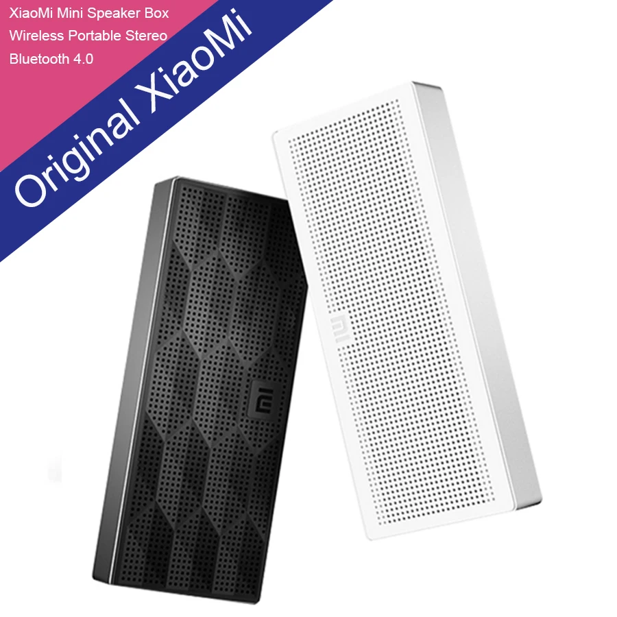 100% Original Xiaomi Wireless Portable Stereo Mini HiFi Bluetooth 4.0 Speaker Box Outdoor Subwoofer Loud Speakers For iphone 6 |