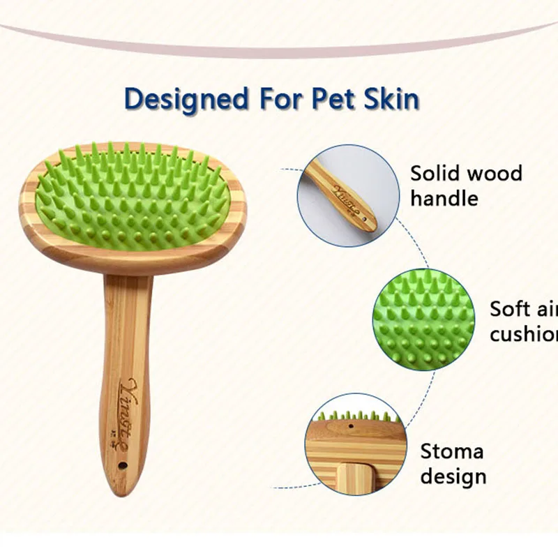 Расческа для собак расческа и кошек скребок слайсер щенков быстроочищающий