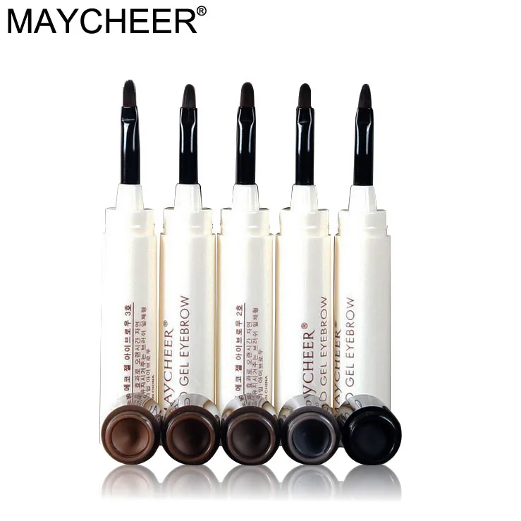 Тени для бровей MAYCHEER 5 цветов влагостойкие легко наносятся|gel finger|gel mousegel |