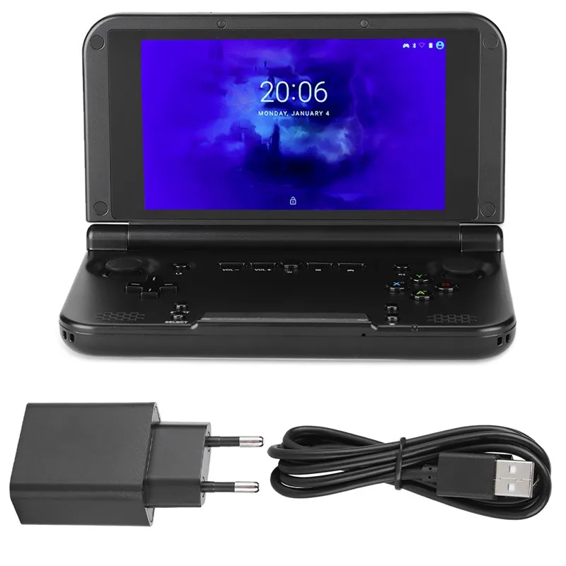 Белый GPD XD Plus, игровая консоль, планшет, портативный игровой планшет, ПК, видео игра, 32 ГБ, 5,0 дюймов, ips экран, штепсельная вилка европейского и американского стандарта, 110 В-240 В, складная - Цвет: Белый