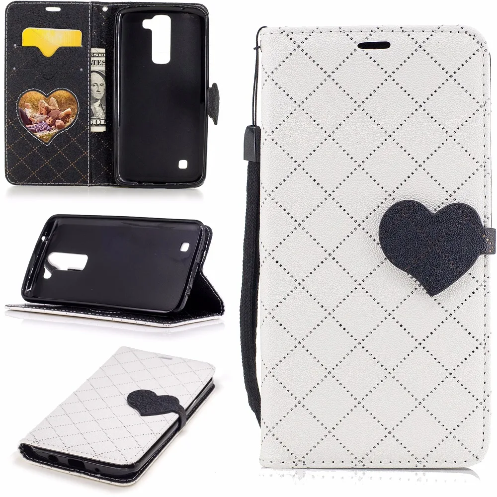 Flip Love Pattern Cover Case With Stand Function Support Drop Protection For LG K7 K8 | Мобильные телефоны и аксессуары