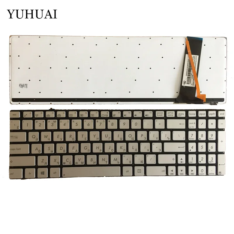 Русская клавиатура для ноутбука ASUS N56 N56V N76 N76V N76VB N76VJ N76VM N76VZ U500VZ N56VV N56VZ U500 U500V RU с