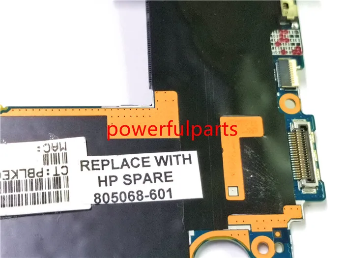 Совместима с материнской платой ноутбука hp 1011 elite x2 805068-601 6050A2627001-MB-A02 i3 |
