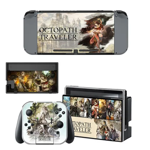 YSNS1352 Виниловые наклейки для nintendo Switch для консоли nintendo Switch и контроллера-Осьминог путешественник - Цвет: YSNS1352