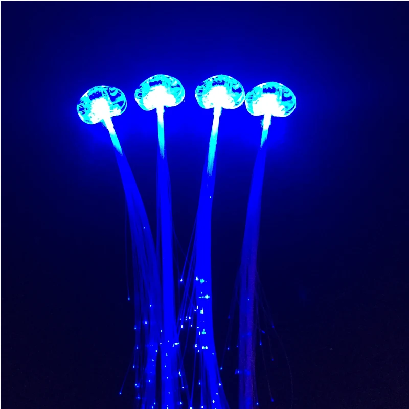 Fashion 12pcs Blue Color LED Light Up Hair Braid Flash Hairpin For Party Show Luminous Headdress Dancing Christmas Props | Дом и сад