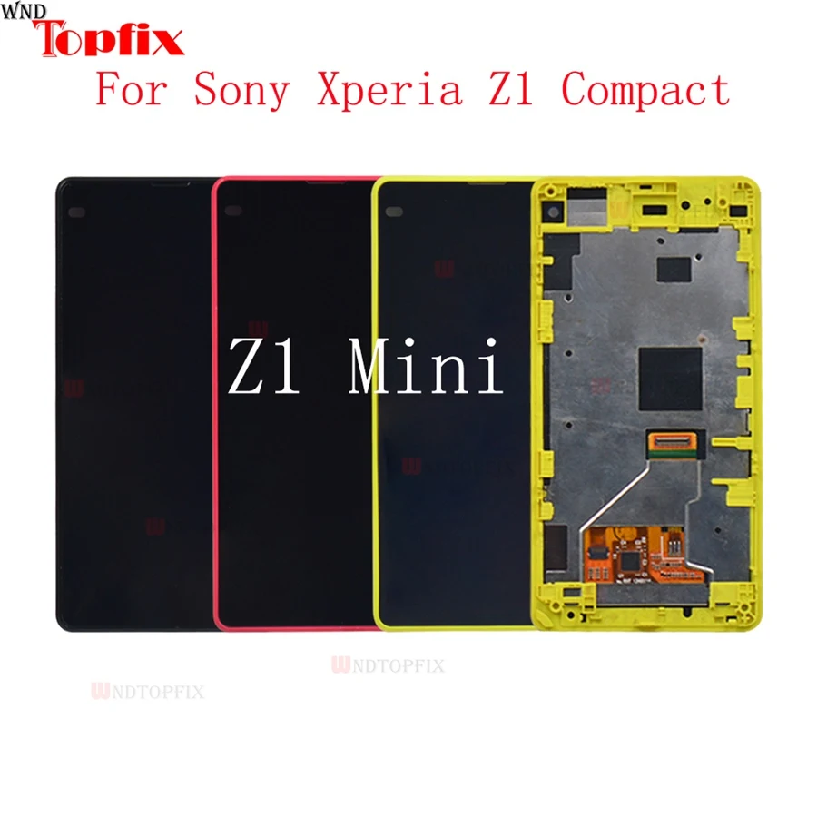 ЖК-дисплей 4,3 дюйма для Sony Xperia Z1 Compact M51W D5503, сенсорный экран с дигитайзером в сборе, Замена для Sony Z1 Mini LCD